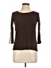 Pomelo Brown 3/4 Sleeve Top Size L - photo 1