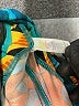 Lularoe Print Teal Leggings One size - photo 7