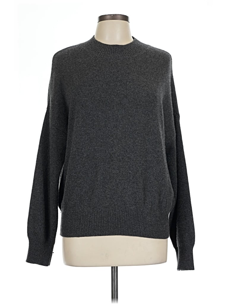 Pre-owned Cuyana Cashmere Pullover Sweater In Gray