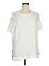 Peck & Peck Ivory Short Sleeve Top Size XL - photo 1