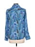 AP.NY Blue Long Sleeve Blouse Size L - photo 2