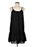 Freshwater 100% Polyester Solid Black Casual Dress Size M - photo 1