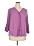 Torrid Purple 3/4 Sleeve Blouse Size 1X Plus (1) - photo 1
