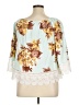 C established 1946 Teal 3/4 Sleeve Blouse Size XL - photo 2