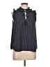 Unbranded Polka Dots Black Sleeveless Blouse Size L (estimated) - photo 1