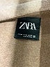 Zara 100% Polyester Tan Coat Size XL - photo 6