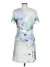 Unbranded Print Blue Casual Dress Size L - photo 2