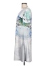 Unbranded Print Blue Casual Dress Size L - photo 5