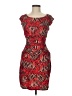 Bisou Bisou Animal Print Red Cocktail Dress Size 6 - photo 1