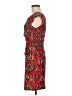 Bisou Bisou Animal Print Red Cocktail Dress Size 6 - photo 5