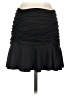 Unbranded Solid Black Casual Skirt Size S - photo 2