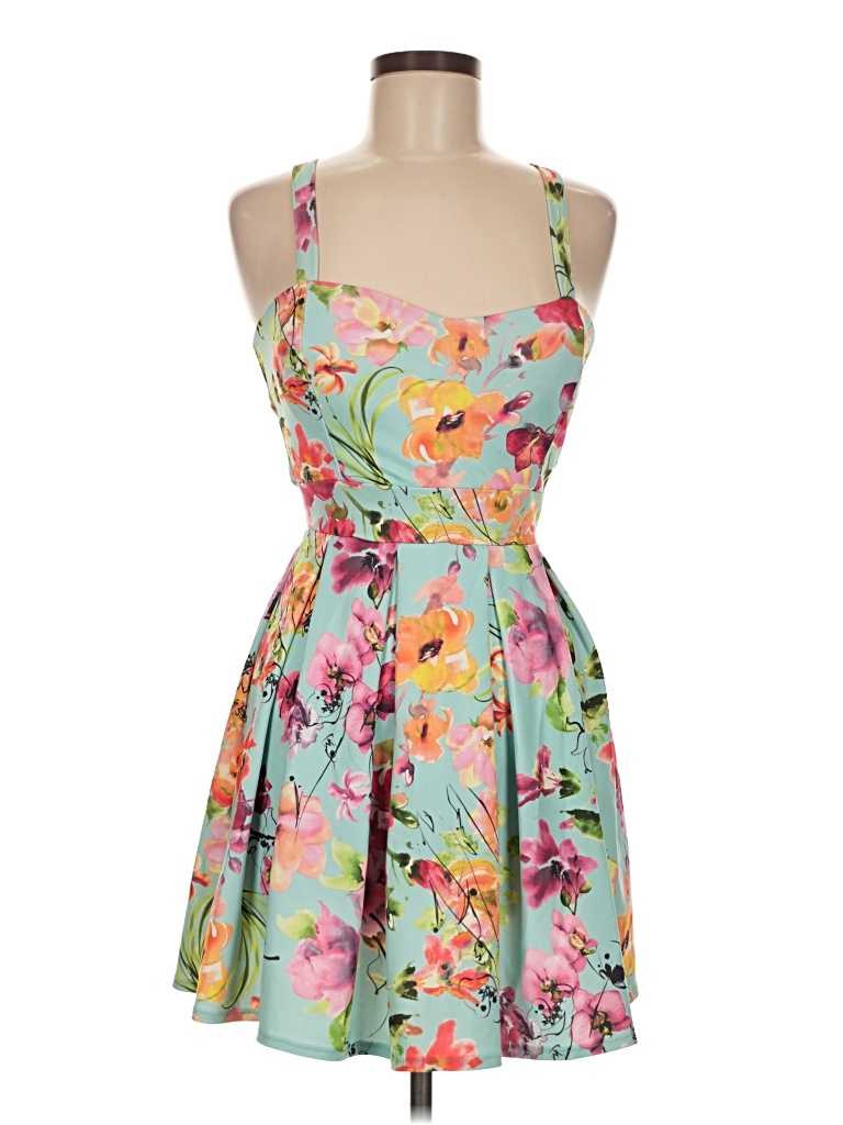 Pre-owned Unbranded Cocktail Dress In Blue