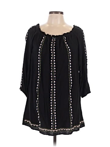 Flying Tomato 3/4 Sleeve Blouse (view 1)