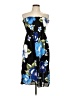Unbranded 100% Rayon Floral Blue Cocktail Dress One size - photo 1