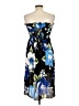 Unbranded 100% Rayon Floral Blue Cocktail Dress One size - photo 2