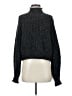 H&M Metallic Black Turtleneck Sweater Size S - photo 1