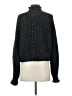 H&M Metallic Black Turtleneck Sweater Size S - photo 2