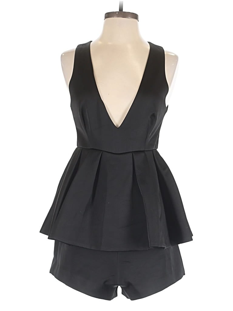 Pre-owned C/meo Collective Romper In Black