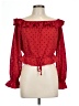 Tularosa 100% Polyester Red Long Sleeve Blouse Size L - photo 1