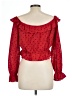 Tularosa 100% Polyester Red Long Sleeve Blouse Size L - photo 2