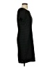 Kathy Che 100% Polyester Argyle Black Casual Dress Size 6 - photo 4