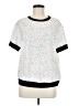 Rachel Zoe White Short Sleeve Top Size M - photo 1