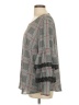 Alfani Gray Long Sleeve Blouse Size L - photo 5