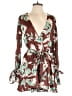 Hommage from Los Angeles 100% Polyester Print Brown Romper Size S - photo 1