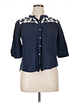 Lucky Brand 3/4 Sleeve Button Down Shirt