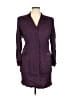 Studio 1 100% Polyester Purple Trenchcoat Size 16 (tall) - photo 1