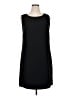 Mary McFadden 100% Polyester Solid Black Casual Dress Size 16 - photo 1