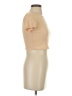 Shein Tan Short Sleeve Turtleneck Size 2 - photo 4