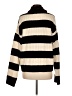 H&M Stripes Black Ivory Turtleneck Sweater Size M - photo 2