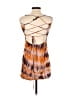 Unbranded Tie-dye Brown Short Sleeve Blouse Size L - photo 2