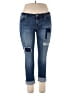 CAbi Color Block Blue Jeans Size 6 - photo 1