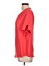 Downeast 100% Polyester Red 3/4 Sleeve Blouse Size L - photo 5