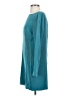 Tibi 100% Silk Solid Teal Casual Dress Size 4 - photo 5