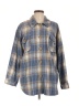 Shero 100% Polyester Plaid Blue Jacket Size L - photo 1