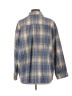 Shero 100% Polyester Plaid Blue Jacket Size L - photo 2