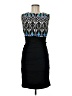 Nicole Miller Graphic Black Cocktail Dress Size 6 - photo 1