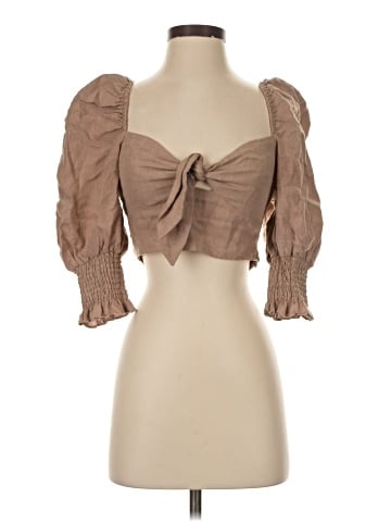 Majorelle 3/4 Sleeve Blouse (view 1)