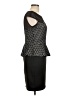 En Focus Studio Graphic Black Cocktail Dress Size 10 - photo 4