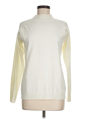 Papaya Turtleneck Sweater (view 1)