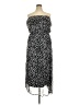 LSter 100% Polyester Animal Print Black Casual Dress Size 2X - photo 1