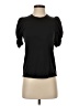 A.L.C. 100% Cotton Black Short Sleeve Top Size XS - photo 1