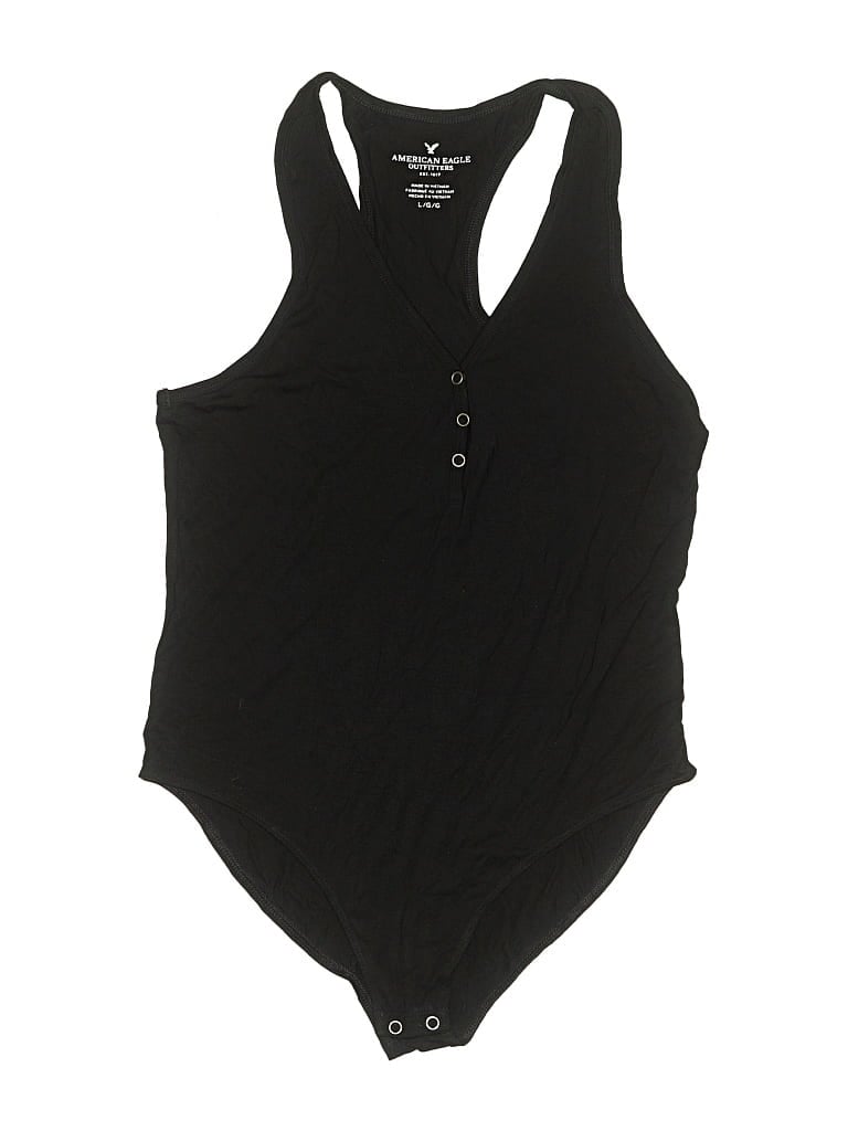 Pre-owned American Eagle Outfitters Bodysuit In Black