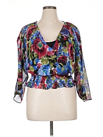 Sunny Leigh 3/4 Sleeve Blouse (view 1)