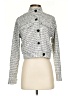 Shein 100% Polyester Houndstooth White Jacket Size 4 - photo 1
