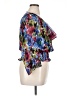 Sunny Leigh 100% Polyester Blue 3/4 Sleeve Blouse Size XL - photo 4