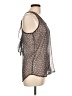 Traciel Gray Sleeveless Blouse Size L - photo 4